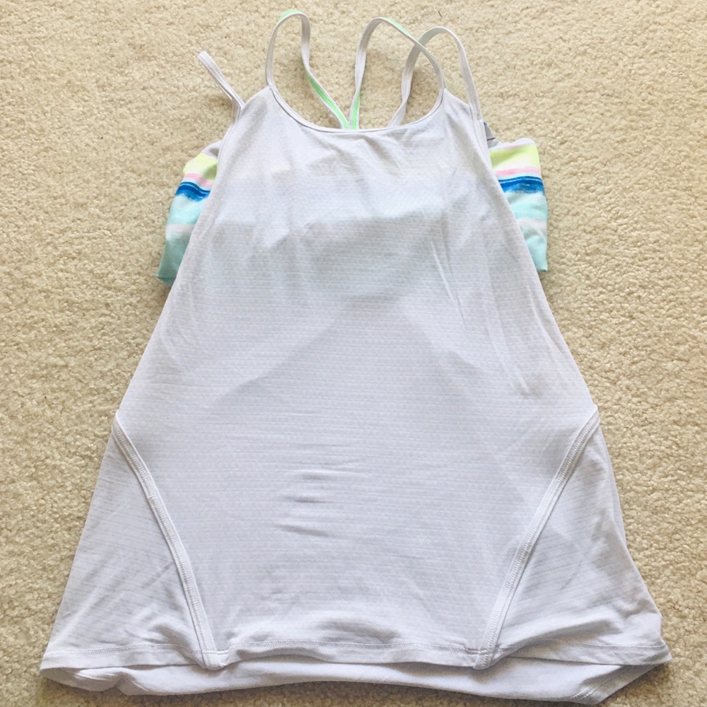 Lululemon Ivivva tank top with built in bra